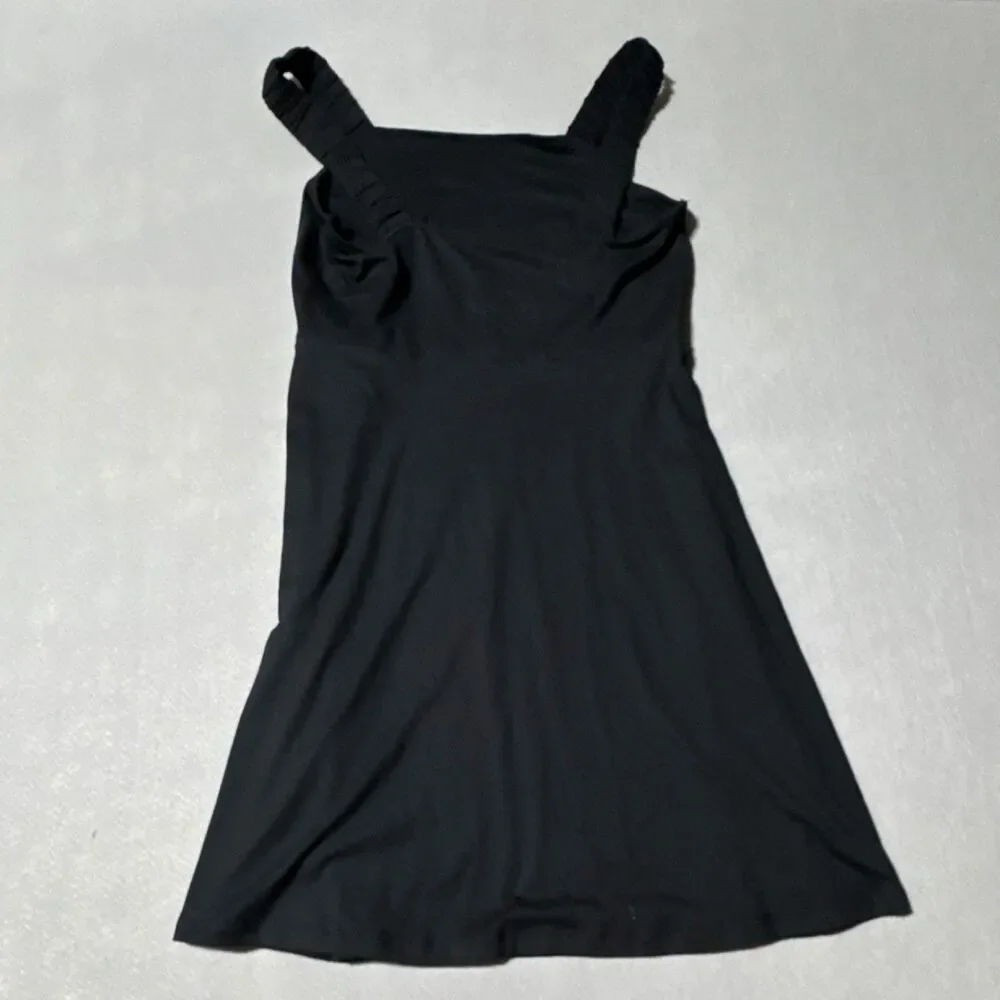 SO Women's Black Knit Tank Dress Sleeveless Strap Pullover Size M